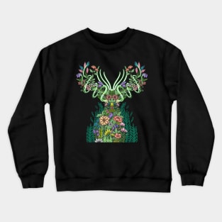 Deer and Nature Crewneck Sweatshirt